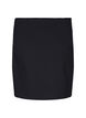 Kort nederdel med slids, Black, Packshot image number 1