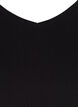 Ensfarvet basis t-shirt i bomuld, Sort, Packshot image number 2