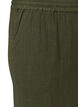 L&oslash;se shorts i bomuldsmusselin med h&oslash;j talje, Gr&oslash;n, Packshot image number 3