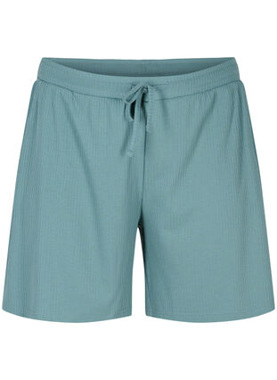 Shorts i ribkvalitet med lommer, Goblin Blue, Packshot image number 0