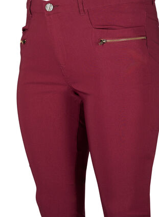Tætsiddende bukser med lynlås detaljer, Port Royal, Packshot image number 2