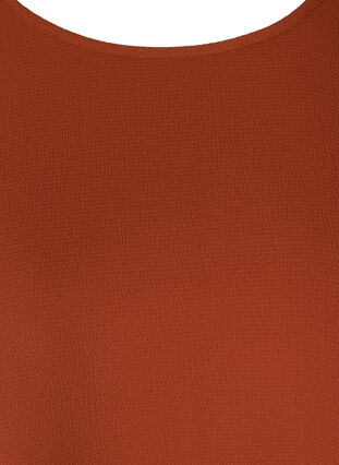 Bluse med korte ærmer og rund halsudskæring, Arabian Spice, Packshot image number 2