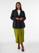 Satin midi-nederdel, Gr&oslash;n, Model image number 0