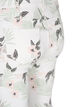 Højtaljede Amy jeans med blomsterprint, White Flower AOP L78, Packshot image number 3