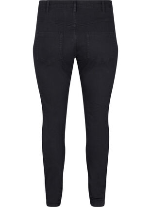 Ekstra slim Sanna jeans med regulær talje, Black, Packshot image number 1