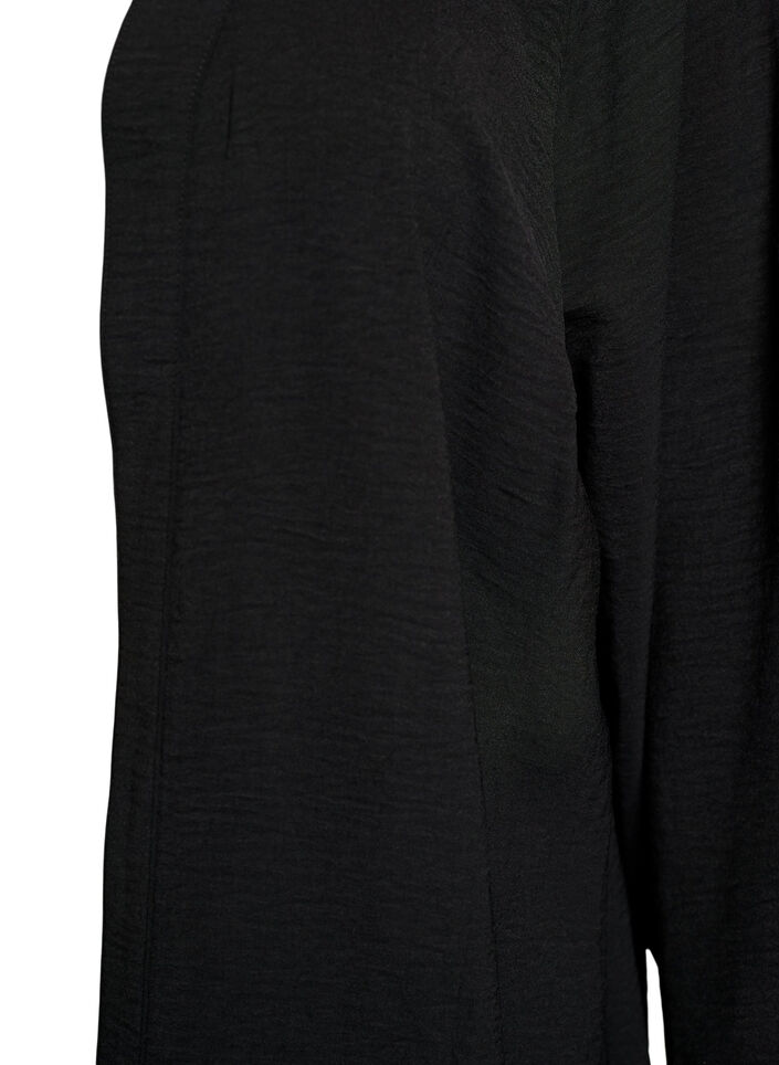 Kimono med 7/8-&aelig;rmer, Sort, Packshot image number 2