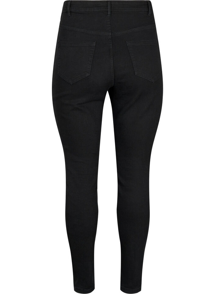  Jeans med super slim fit, Sort, Packshot image number 1