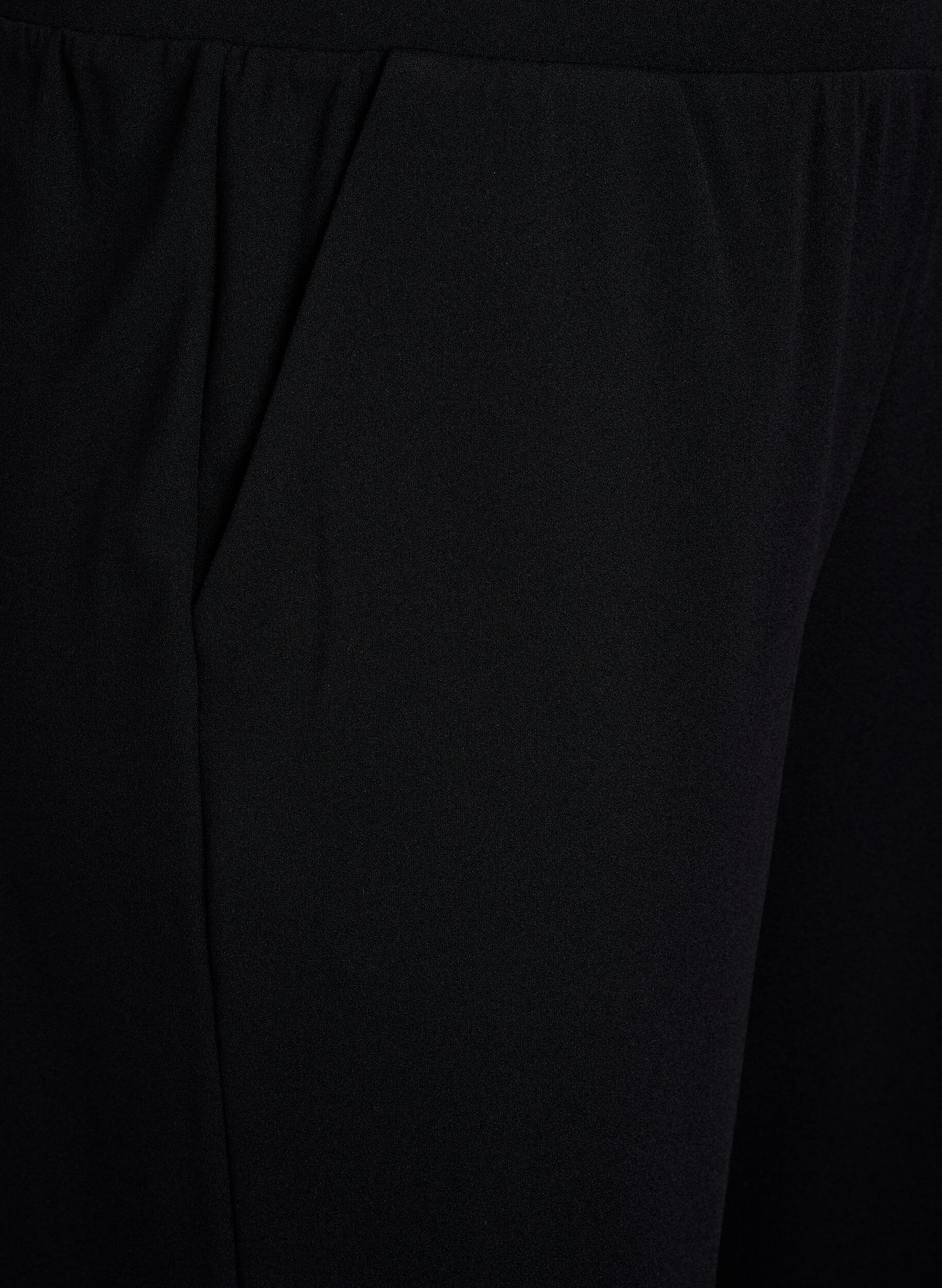 Zizzi FLASH - L&oslash;se knickers med h&oslash;j talje, Sort, Packshot image number 2