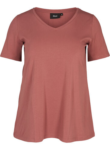 Basis t-shirt, Rose Brown, Packshot image number 0