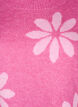 Strikbluse med blomster, Raspberry Rose Comb, Packshot image number 2
