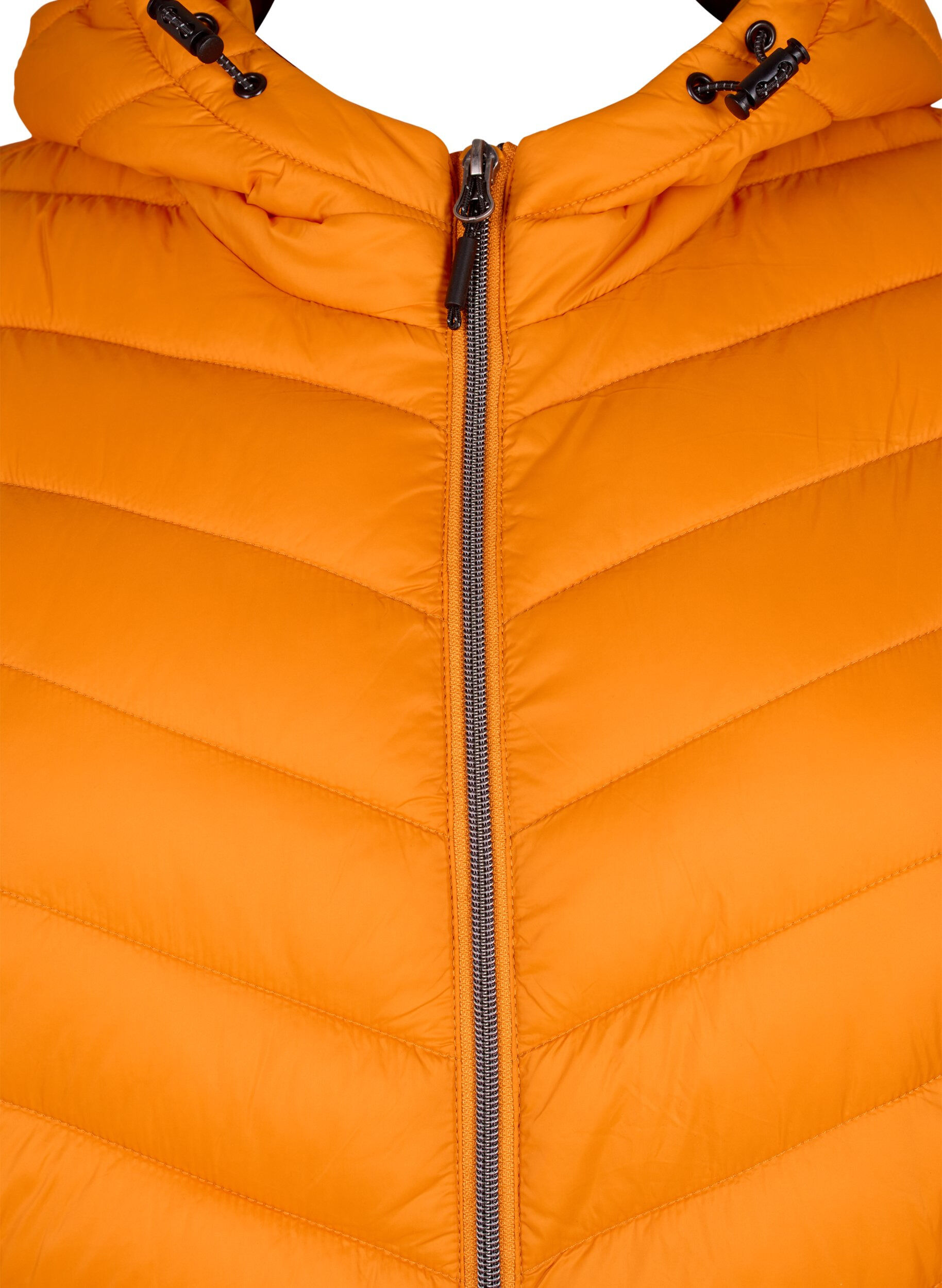 ZizziLetv&aelig;gts jakke med h&aelig;tte, Orange, Packshot image number 2
