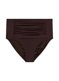 Bikini underdel med h&oslash;j talje, Brun