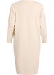 Lang, &aring;ben cardigan med lommer, Beige, Packshot image number 1