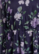 Festkjole i chiffon med lange &aelig;rmer, Bl&aring;, Packshot image number 2