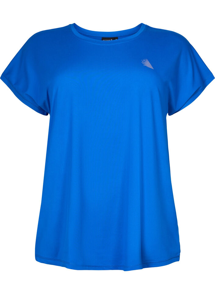 Kortærmet trænings t-shirt, Lapis Blue, Packshot image number 0