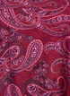 Kort&aelig;rmet bomuldskjole med print, R&oslash;d, Packshot image number 2