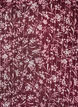 Bluse med blomsterprint og glittertr&aring;d, R&oslash;d, Packshot image number 2