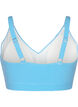 Stribet bikinitop med wrap og fl&aelig;ser, BlueWhite Stripe AOP, Packshot image number 1