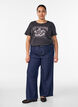 T-shirt med motiv, Gr&aring;, Model image number 1