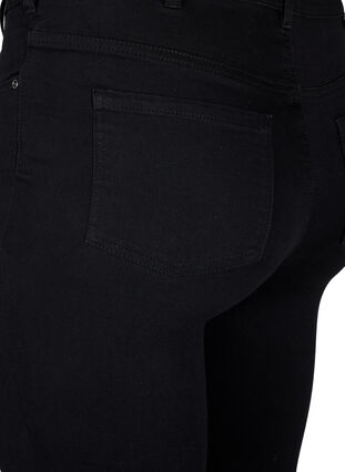 Super slim jeans med høj talje, Black, Packshot image number 3