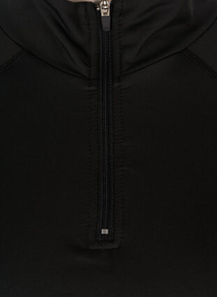 Træningsjakke med mesh , Black, Packshot image number 2