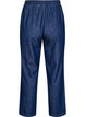 Straight fit jeans med elastik i taljen, Bl&aring;, Packshot image number 1