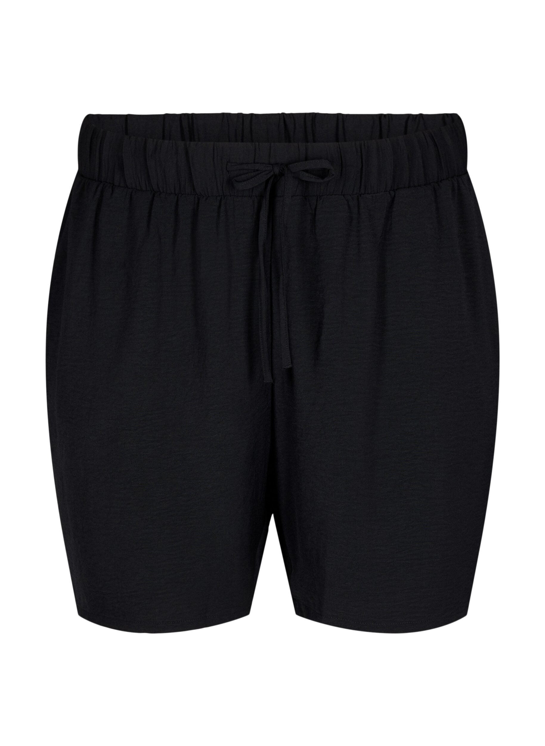 Shorts med lommer og elastik i taljen