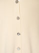 Finstrikket cardigan med dekorative knapper, Vanilla, Packshot image number 2
