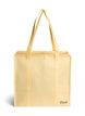 Shoppingbag med lynl&aring;s, Gul, Packshot image number 0