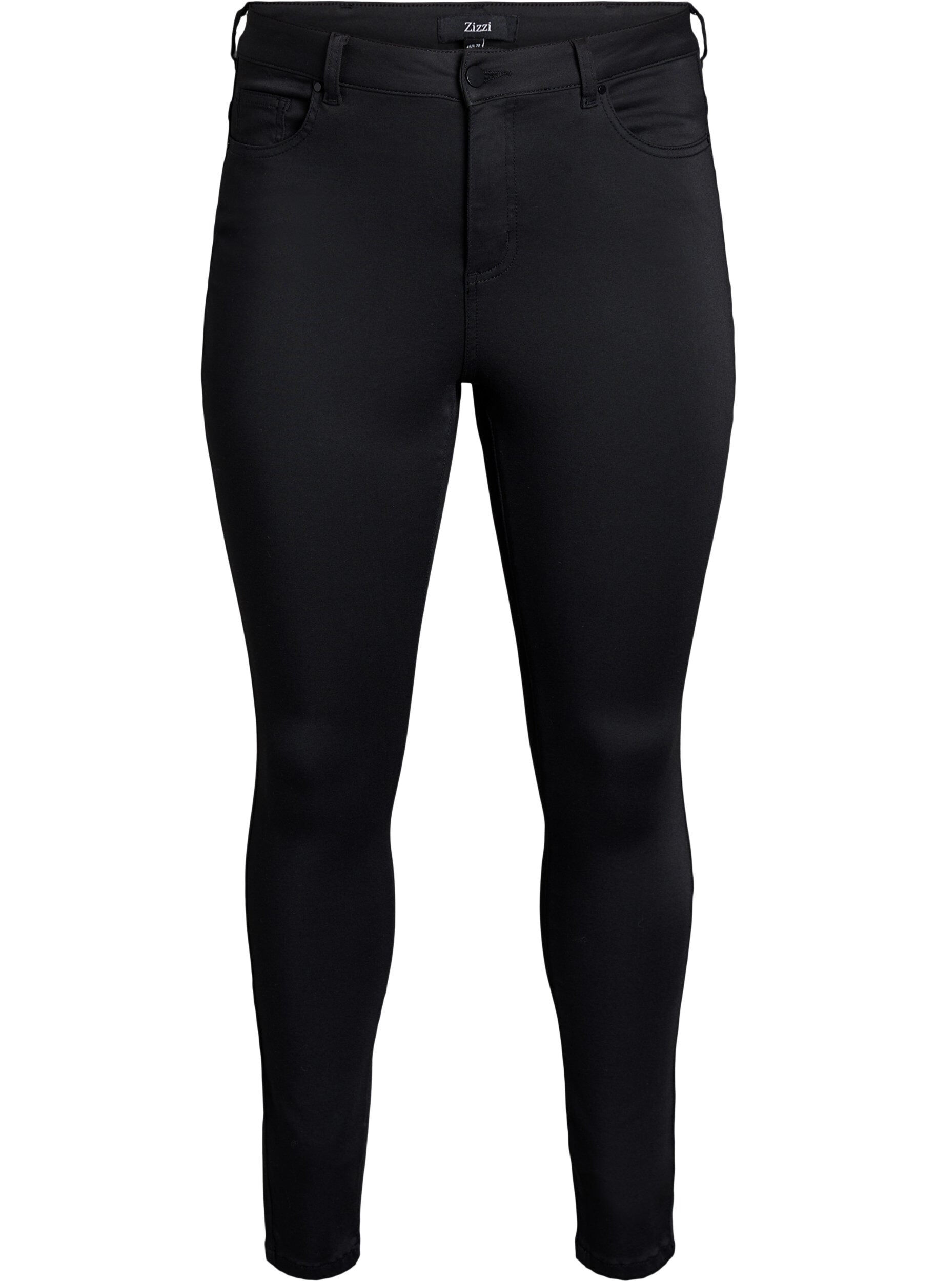 Stay black Amy jeans med h&oslash;j talje