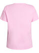 T-shirt med knapdetalje, Lyser&oslash;d, Packshot image number 1