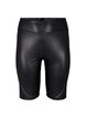 Shiny tætsiddende shorts med høj talje, Black, Packshot image number 0