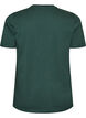 T-shirt i &oslash;kologisk bomuld med print, Gr&oslash;n, Packshot image number 1
