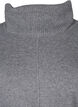 Poncho med høj hals, Medium Grey Melange, Packshot image number 2