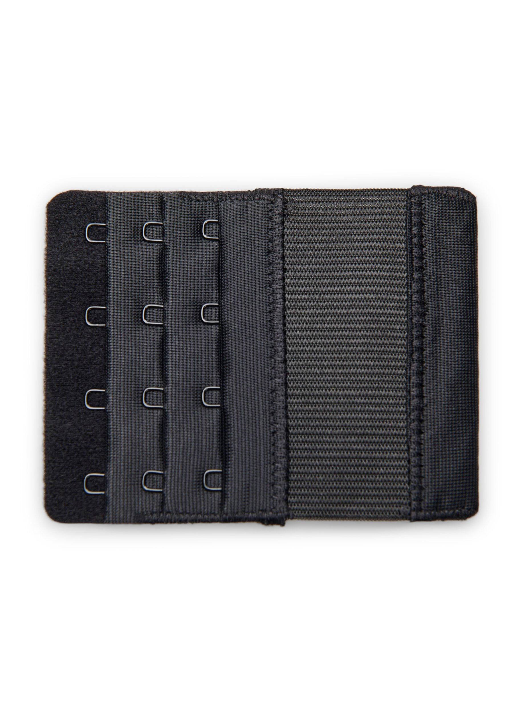 Zizzi Bh forl&aelig;nger med 6 h&aelig;gter, Sort, Packshot image number 1