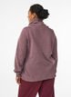 Sweatshirt med h&oslash;j krave og lommer, R&oslash;d, Model image number 2