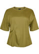 T-shirt med draperet detalje, Gr&oslash;n, Packshot image number 0