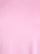 Kortærmet strikbluse i viskose, Lyserød, Packshot image number 2