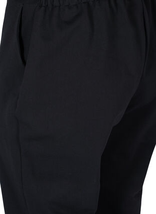Klassiske bukser med vidde, Black, Packshot image number 3