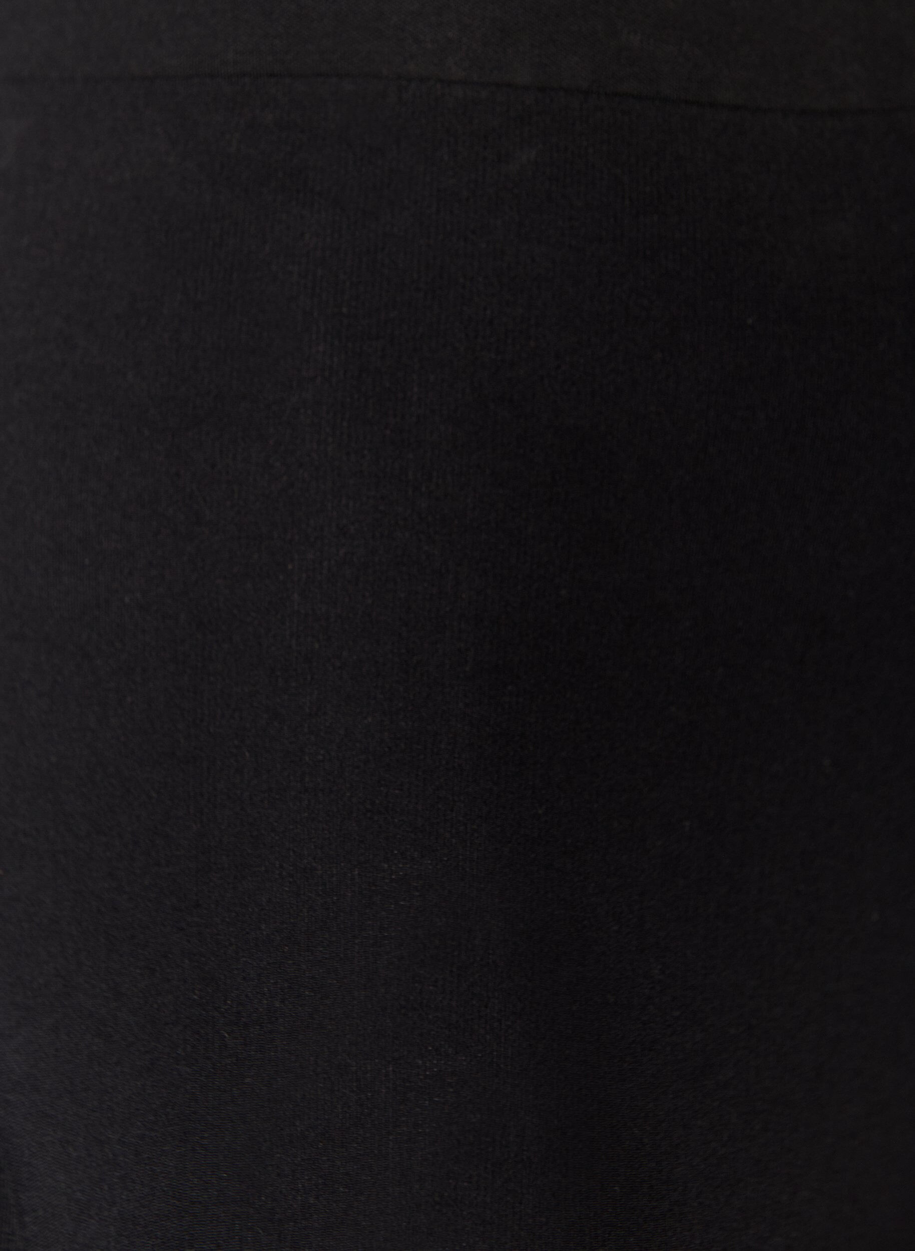 Zizzi Shapewear shorts med medium support og h&oslash;j talje, Sort, Packshot image number 2