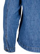 Denim skjortejakke med lommer, Blue Denim, Packshot image number 4