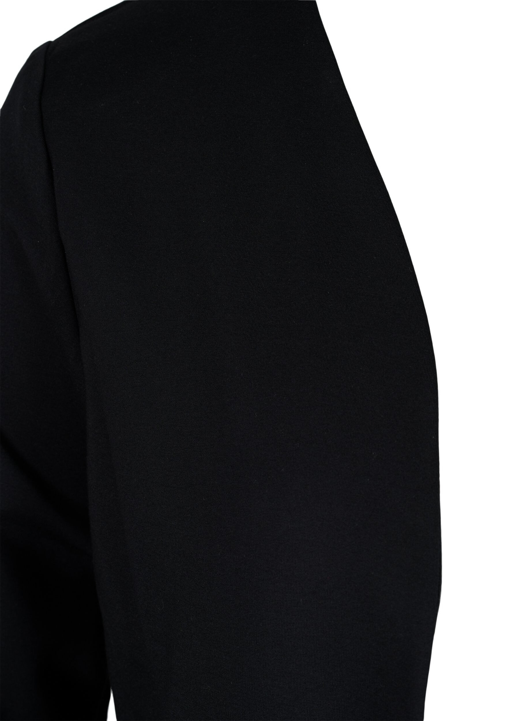 Zizzi Kort blazer uden lukning, Black, Packshot image number 2