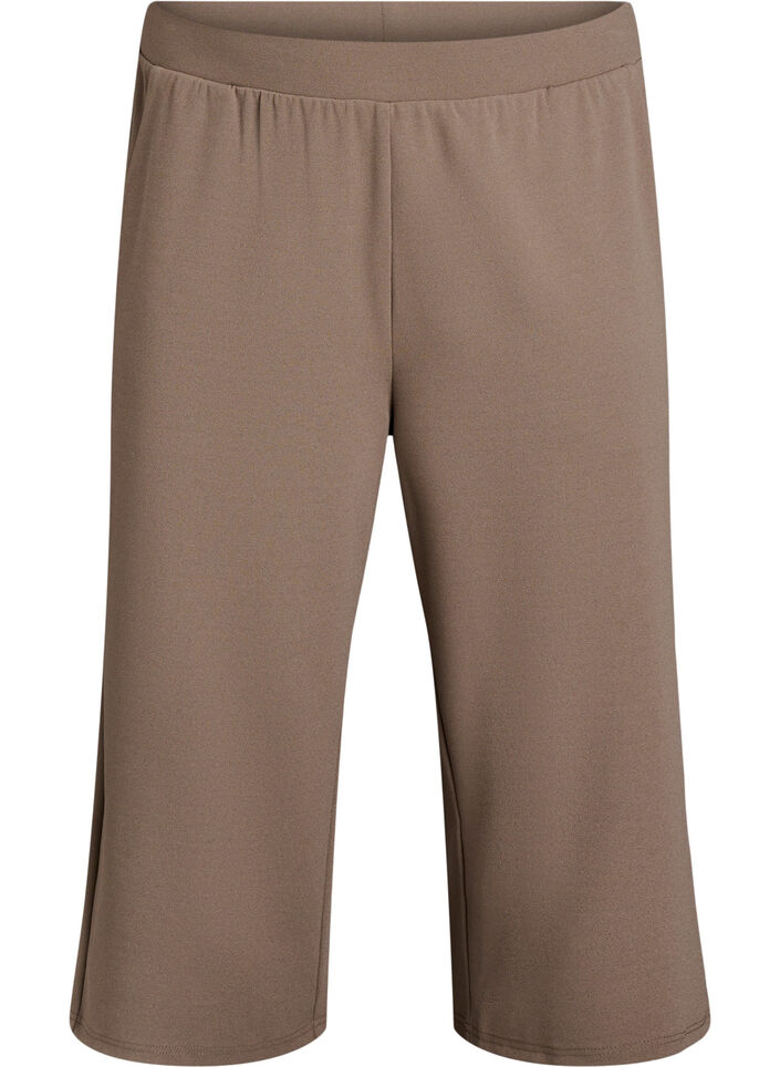 FLASH - Løse knickers med høj talje, Brun, Packshot image number 0