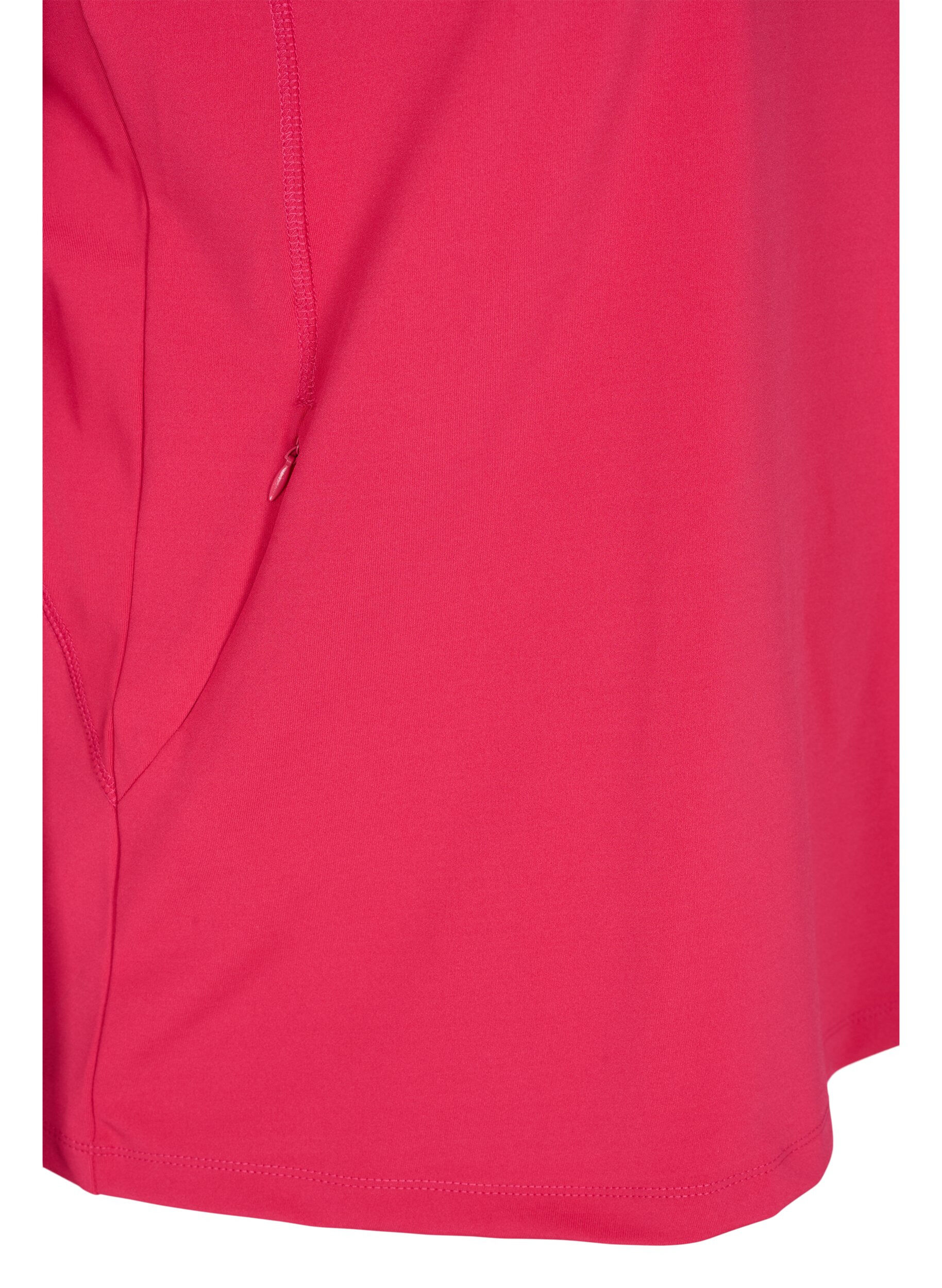 Zizzi Sportstop med bryderryg og mesh, Jazzy, Packshot image number 3