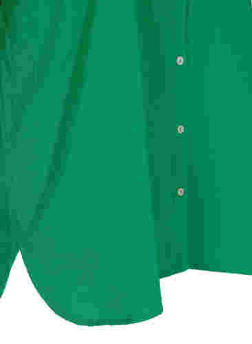 Skjortebluse med knaplukning, Jolly Green, Packshot image number 3
