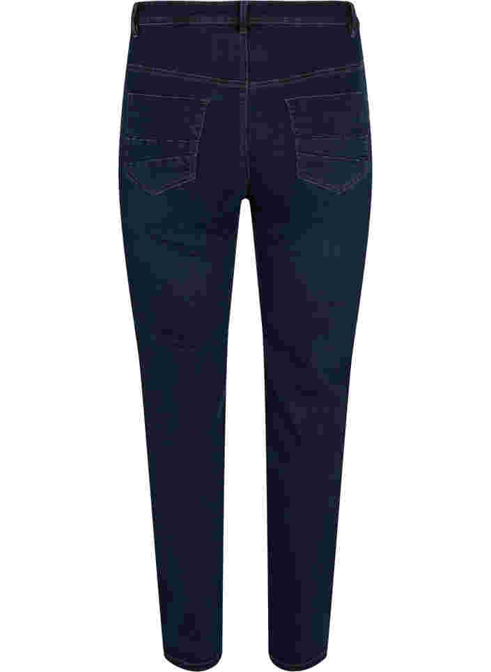 Regular fit Gemma jeans med høj talje, Dark blue, Packshot image number 1