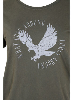 Økologisk bomulds t-shirt med smock, Ivy Acid Eagle AS S, Packshot image number 2