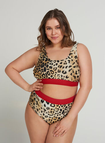 Bikini underdel, Young Leopard Print, Model image number 1