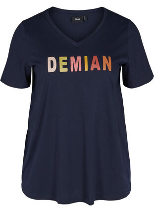 T-shirt med print, Night Sky DEMIAN, Packshot image number 0