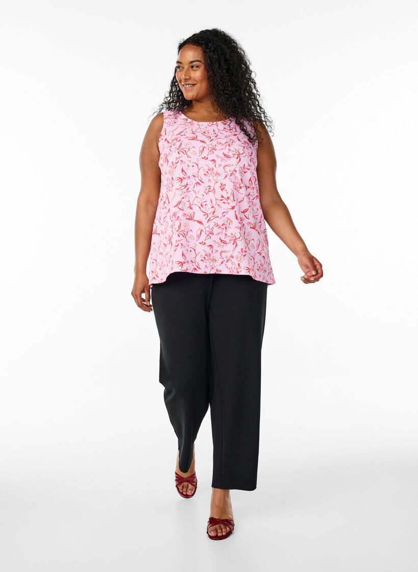 &AElig;rmel&oslash;s top med tekstur, Lyser&oslash;d, Model image number 1